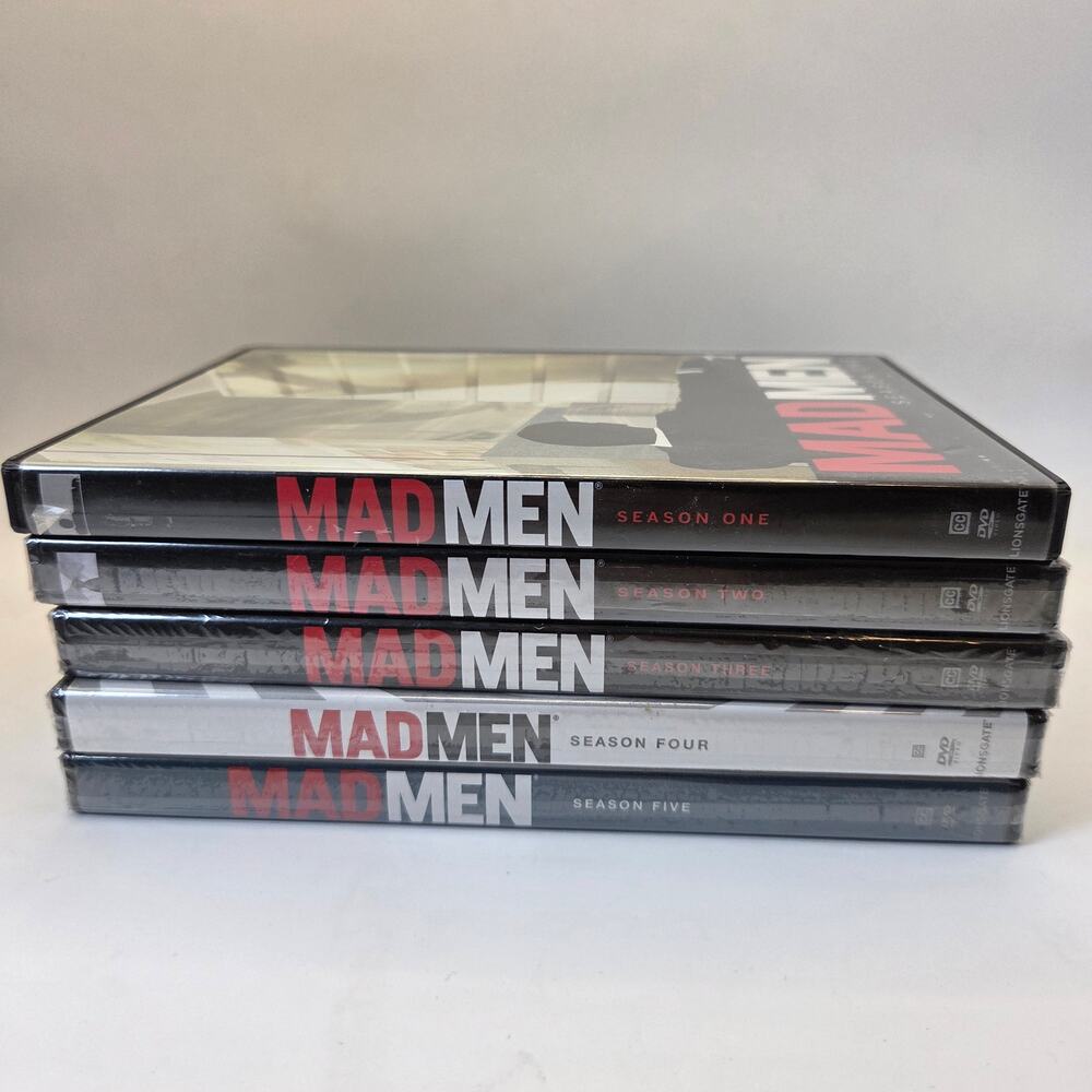 Mad Men Complete Seasons 1 2 3 4 5 DVD Collection Lot AMC Lionsgate